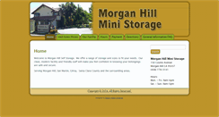 Desktop Screenshot of morganhillministorage.com